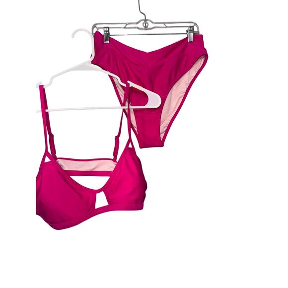 CUPSHE Hot Pink Bikini - Picture 3 of 6